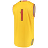 Image of #1 Maryland Terrapins Under Armour Replica Performance Basketball Jersey – Yellow 2019