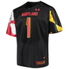 Image of #1 Maryland Terrapins Under Armour Team Replica Football Jersey – Black 2019