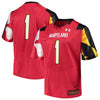 Image of #1 Maryland Terrapins Under Armour Team Replica Football Jersey – Red 2019