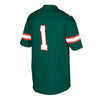 Image of #1 Miami Hurricanes  Special Games Premier Football Jersey - Green 2019