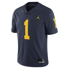 #1 Michigan Wolverines Jordan Brand Limited Football Jersey - Navy 2019