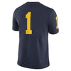 Image of #1 Michigan Wolverines Jordan Brand Limited Football Jersey - Navy 2019
