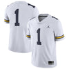 Image of #1 Michigan Wolverines Limited Football Jersey - White 2019