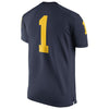 Image of #1 Michigan Wolverines Women's Game Replica Football Jersey - Navy 2019