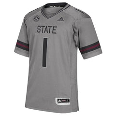 #1 Mississippi State Bulldogs  Premier Jersey - Gray 2019