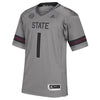 Image of #1 Mississippi State Bulldogs  Premier Jersey - Gray 2019