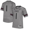 Image of #1 Mississippi State Bulldogs  Premier Jersey - Gray 2019