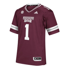 #1 Mississippi State Bulldogs  Premier Jersey - Maroon 2019