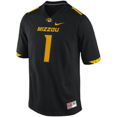 #1 Missouri Tigers Replica Game Football Jersey - Black 2019