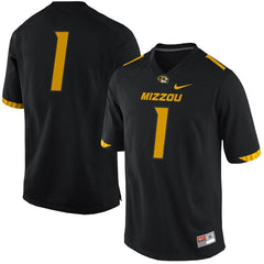 #1 Missouri Tigers Replica Game Football Jersey - Black 2019