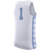 Image of #1 North Carolina Tar Heels Jordan Brand On-Court Basketball Jersey - White 2019
