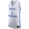 Image of #1 North Carolina Tar Heels Jordan Brand On-Court Basketball Jersey - White 2019