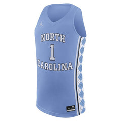 #1 North Carolina Tar Heels Replica Basketball Jersey - Light Blue 2019