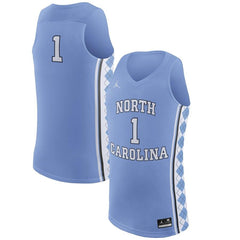 #1 North Carolina Tar Heels Replica Basketball Jersey - Light Blue 2019