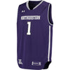 Image of #1 Northwestern Wildcats Under Armour Replica Basketball Performance Jersey - Purple 2019