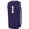 Image of #1 Northwestern Wildcats Under Armour Replica Basketball Performance Jersey - Purple 2019