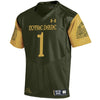 Image of #1 Notre Dame Fighting Irish Under Armour 2016 Shamrock Series Football Jersey - Olive Green 2019