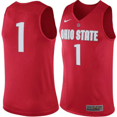 #1 Ohio State Buckeyes Hyper Elite Performance Basketball Jersey - Scarlet 2019