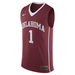 #1 Oklahoma Sooners Basketball Replica Jersey - Crimson 2019