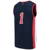 Image of #1 Ole Miss Rebels Team Basketball Jersey – Navy 2019