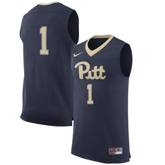 #1 Pitt Panthers Replica Basketball Jersey - Navy 2019