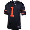 Image of #1 Princeton Tigers Replica Game Jersey - Black 2019