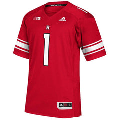 #1 Rutgers Scarlet Knights  Premier Jersey - Scarlet 2019