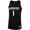 Image of #1 San Diego State Aztecs Jordan Brand Replica Basketball Jersey – Black 2019