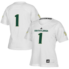 #1 South Florida Bulls Women's Replica Football Jersey – White 2019