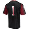 Image of #1 Temple Owls Under Armour Replica Football Jersey - Black 2019