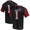 Image of #1 Temple Owls Under Armour Replica Football Jersey - Black 2019