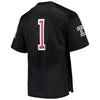 Image of #1 Temple Owls Under Armour Team Replica Football Jersey – Black 2019