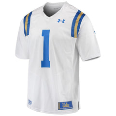 #1 UCLA Bruins Under Armour Premier Football Jersey – White 2019