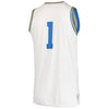 Image of #1 UCLA Bruins Under Armour Replica Basketball Jersey - White 2019