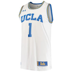 #1 UCLA Bruins Under Armour Replica Basketball Jersey - White 2019