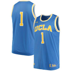 #1 UCLA Bruins Under Armour Replica Performance Basketball Jersey – Blue 2019