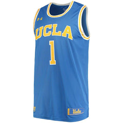 #1 UCLA Bruins Under Armour Replica Performance Basketball Jersey – Blue 2019