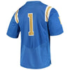 Image of #1 UCLA Bruins Under Armour Team Replica Football Jersey – Blue 2019