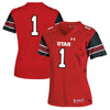 Image of #1 Utah Utes Under Armour Women's Finished Replica Jersey – Red 2019