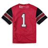 Image of #1 Utah Utes Under Armour Youth Finished Replica Jersey – Red 2019