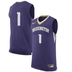 #1 Washington Huskies Replica Basketball Jersey - Purple 2019