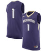 Image of #1 Washington Huskies Replica Basketball Jersey - Purple 2019