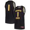 Image of #1 Wichita State Shockers Under Armour Replica Basketball Jersey - Black 2019