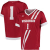 Image of #1 Wisconsin Badgers Under Armour Replica Performance Soccer Jersey - Red 2019