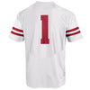 Image of #1 Wisconsin Badgers Under Armour Youth Replica Football Jersey - White 2019