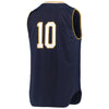 Image of #10 Notre Dame Fighting Irish Under Armour Replica Basketball Jerseys - Navy 2019