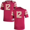 Image of #12 Florida State Seminoles Youth Replica Home Jersey - Garnet 2019