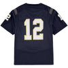 Image of #12 Navy Midshipmen Under Armour Youth Replica Performance Football Jersey – Navy 2019