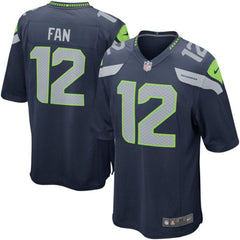 12s Seattle Seahawks Alternate Game Jersey - College Navy 2019