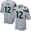 Image of 12s Seattle Seahawks Alternate Game Jersey - Gray 2019